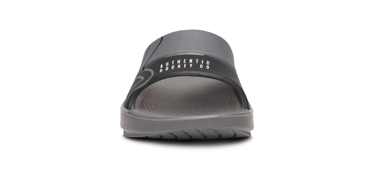 BAUER/OOFOS Men's OOahh Sport Slide Sandal – Slate - Image 3